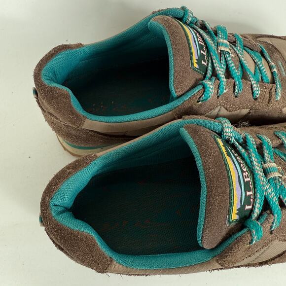 L.L. Bean Katahdin Hiking Sneakers Women's 9 Brown Suede Lace-Up Low Top Classic - Picture 10 of 10
